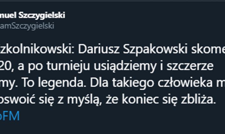 Dyrektor TVP Sport nt. komentowania Dariusza Szpakowskiego!